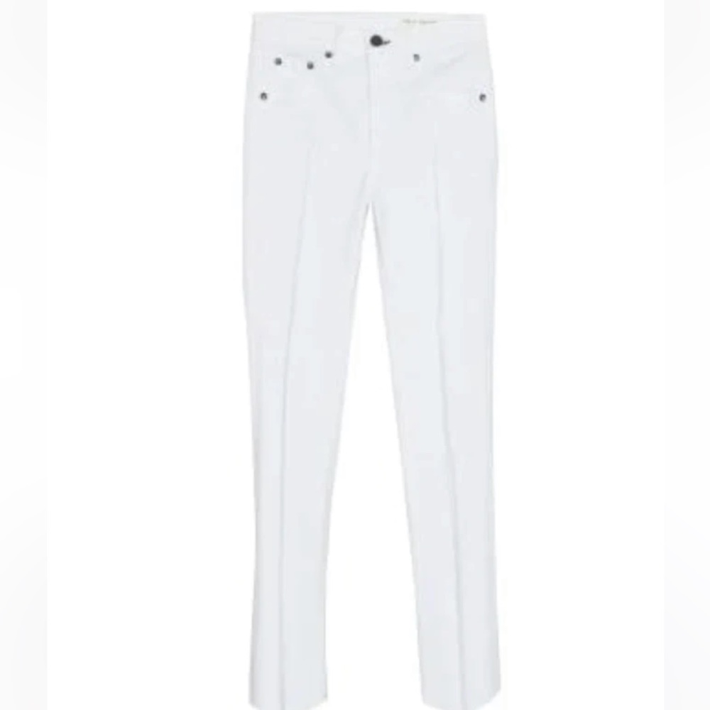 Rag & Bone White Manson High Rise Ankle Skinny Jean - Size  26” - Picture 12 of 13